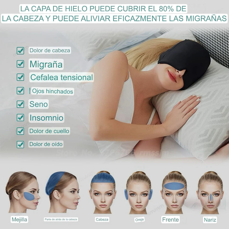 GORRO GEL ANTIMIGRAÑA FRÍO Y CALIENTE