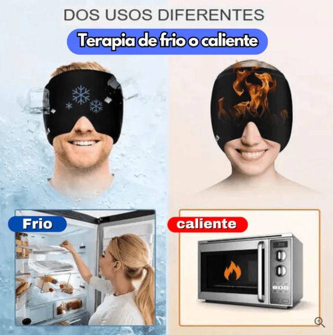 GORRO GEL ANTIMIGRAÑA FRÍO Y CALIENTE