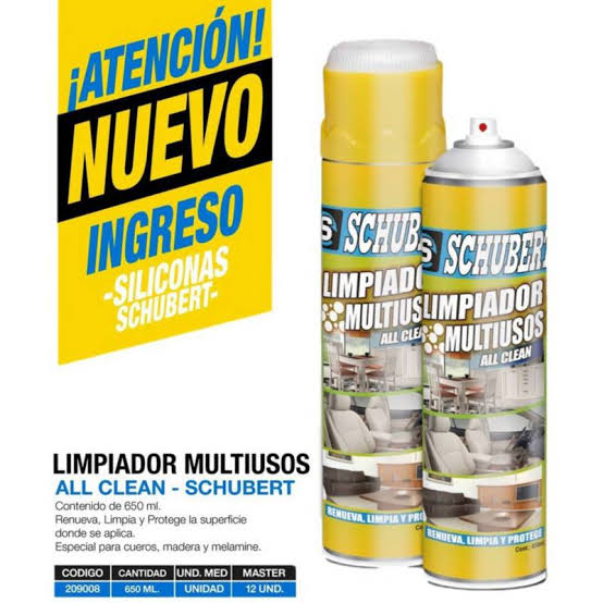 ESPUMA LIMPIADORA MULTIUSOS SCHUBERT