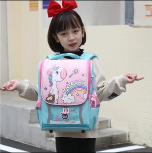 MOCHILA KAWAI DINO Y UNICORNIO