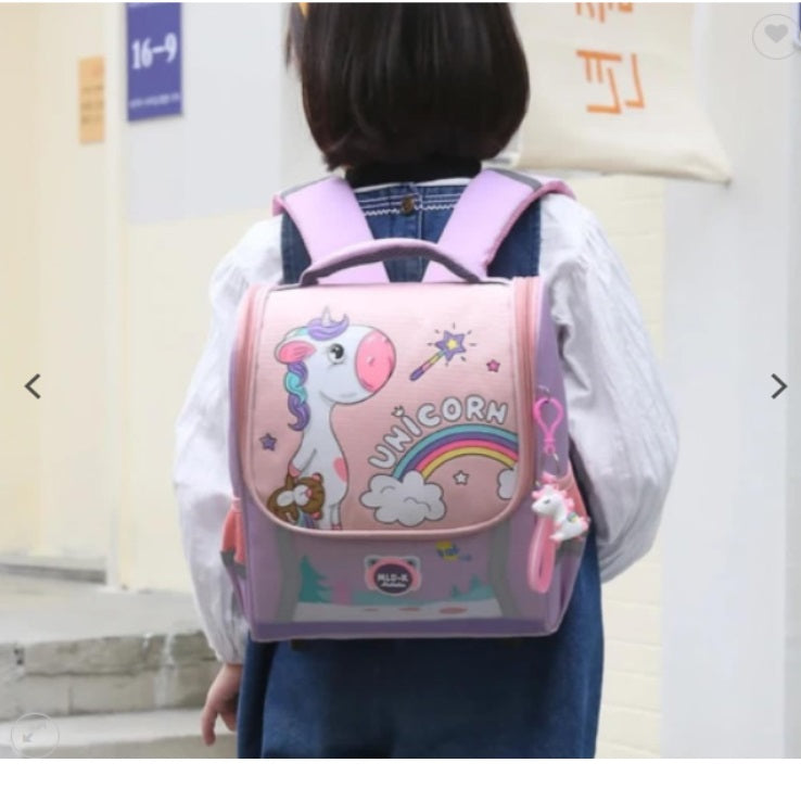 MOCHILA KAWAI DINO Y UNICORNIO