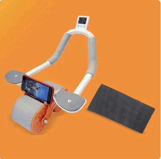 RODILLO ABDOMINAL FIT CON REBOTE AUTOMÁTICO